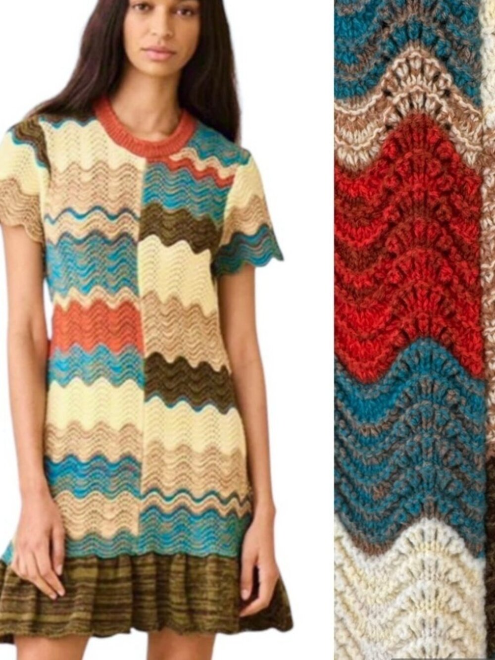 Hunter Bell Crochet Dress With Tag retail $400 wool